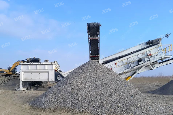 construction debris mobile processing equipment